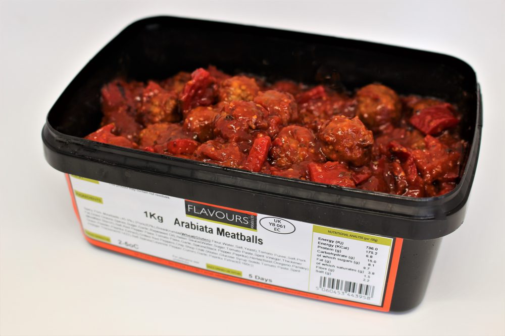 Arabiata Meatballs